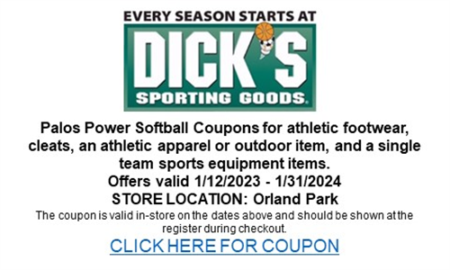 Power Softball Dicks Yearlong Coupon